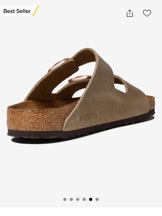 Birkenstock sandals - 6-6.5 (EU 37) narrow - Arizona Soft Footbed-oiled leather main image 8
